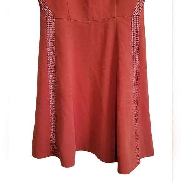 Rag & Bone Orange Sleeveless Dress Sz 6 - Picture 7 of 13